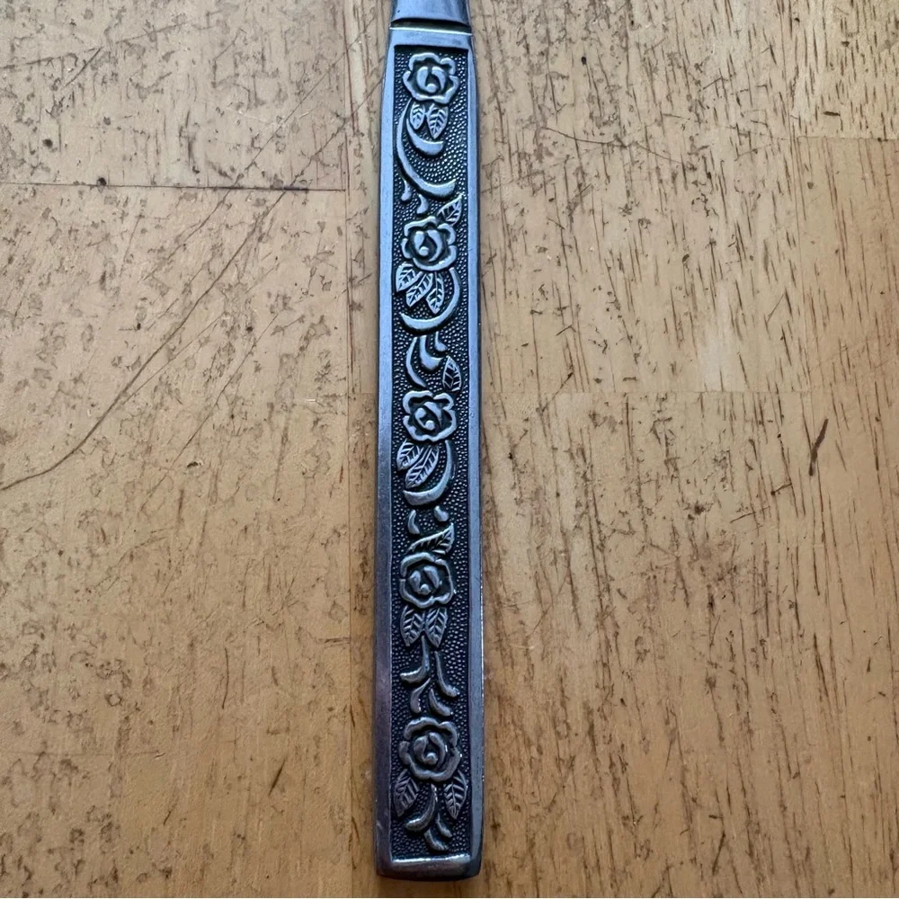 National COSTELLANO Pattern Stainless Flatware Korea‎ Dinner Knife 8.75”